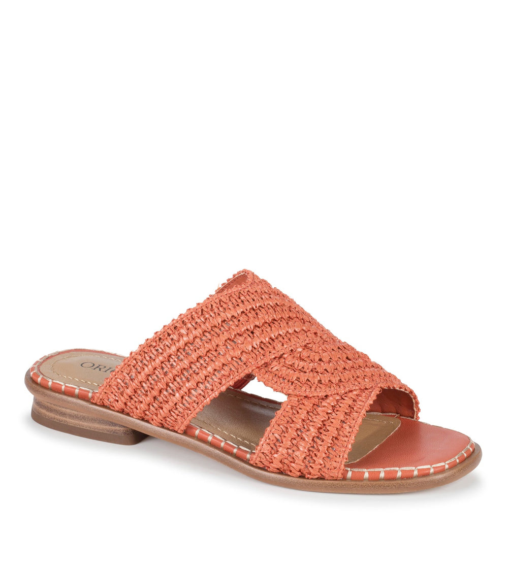 Baretraps Navene Slide Sandal Orange Aid