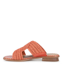Baretraps Navene Slide Sandal Orange Aid