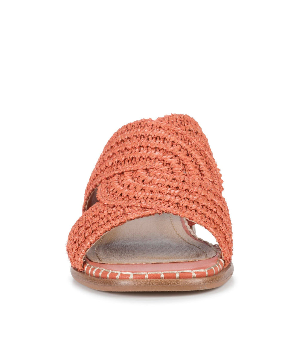 Baretraps Navene Slide Sandal Orange Aid