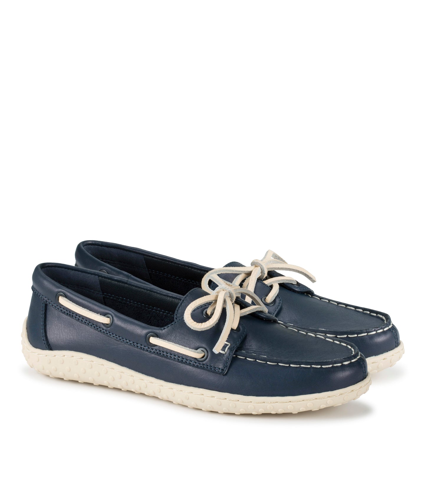 Baretraps Beverlie Boat Shoe Navy Leather