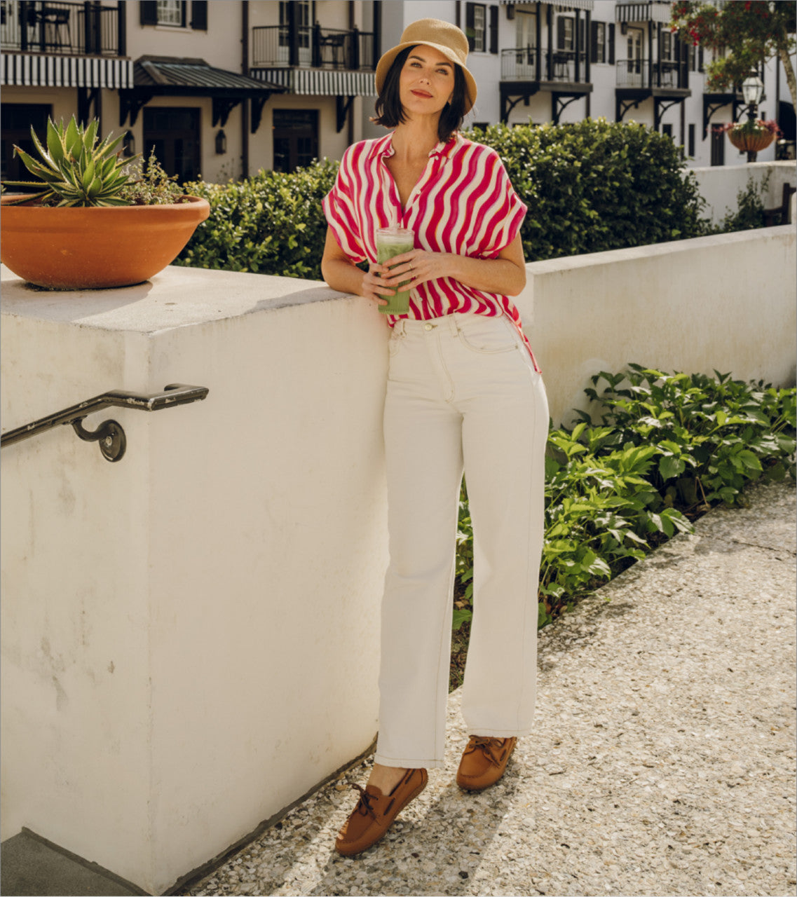 Baretraps Beverlie Boat Shoe Tan Leather