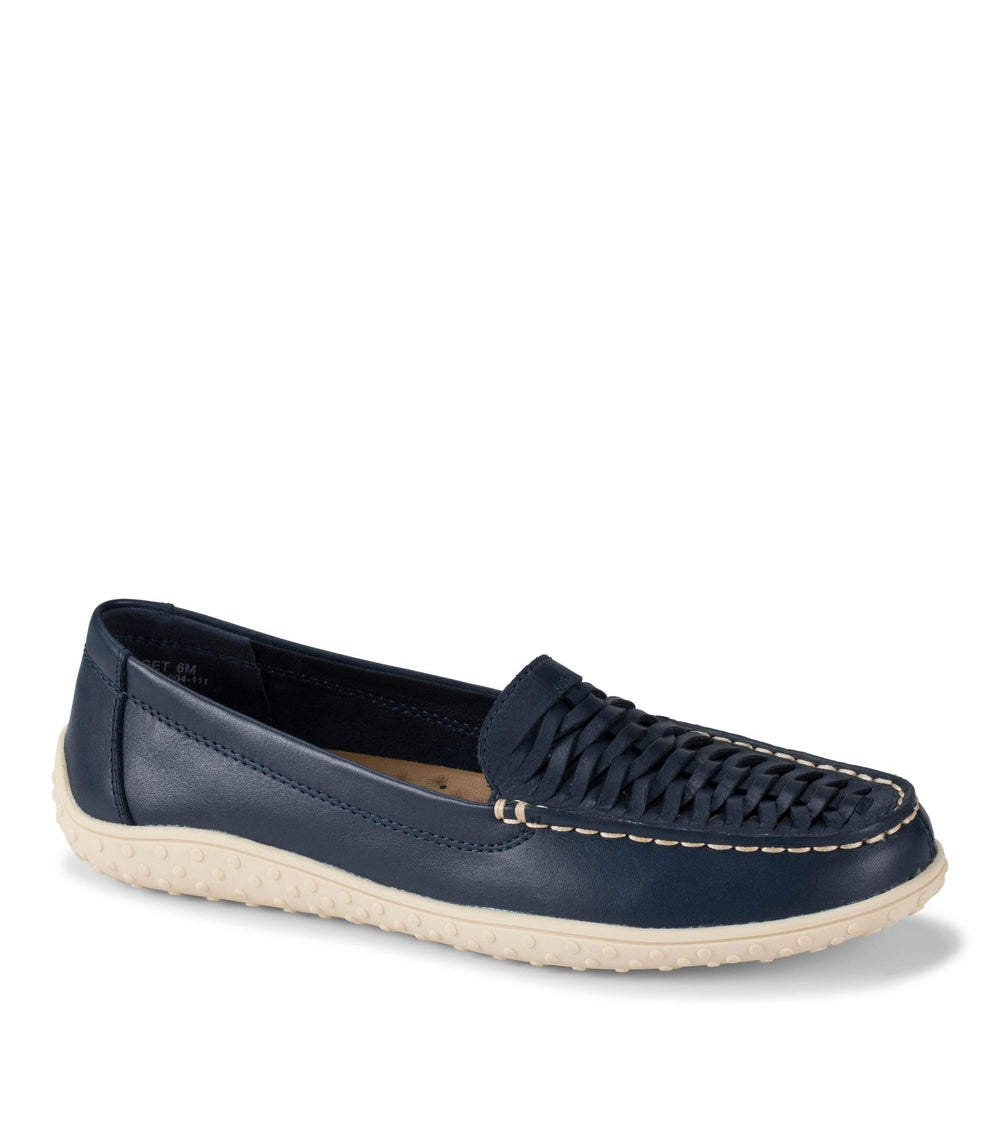 Baretraps Bridget Boat Shoe Navy Leather