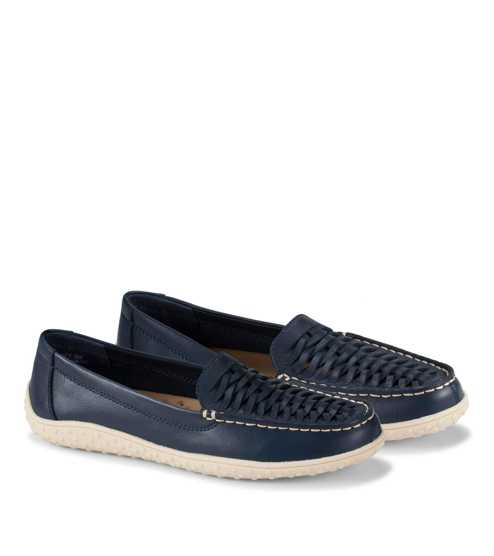Baretraps Bridget Boat Shoe Navy Leather