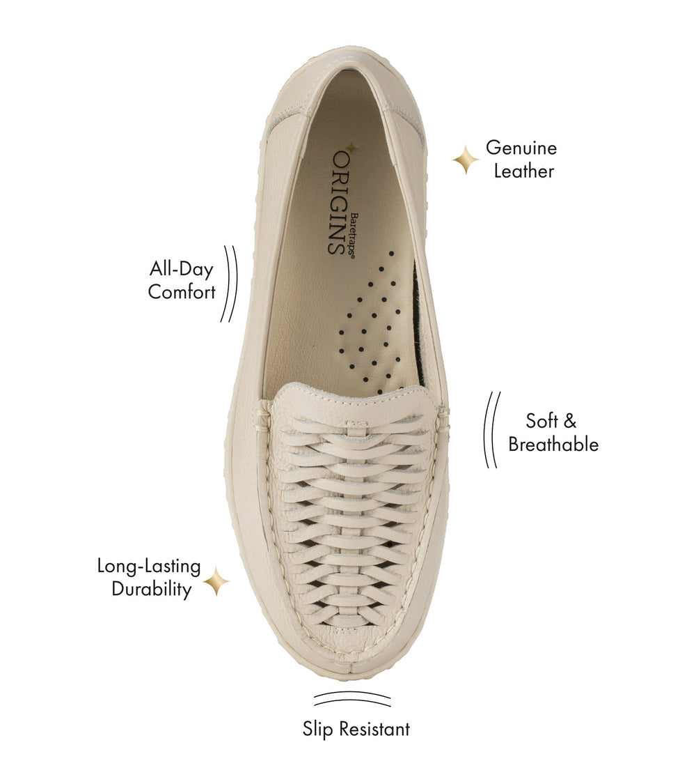 Baretraps Bridget Boat Shoe Light Blush Leather