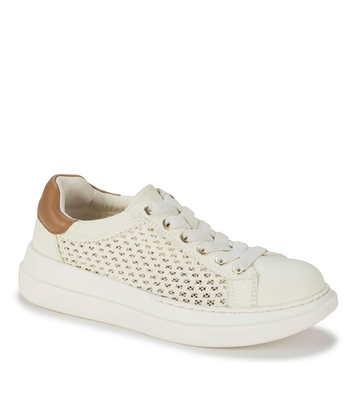 Baretraps Tiara Sneaker Off White Leather