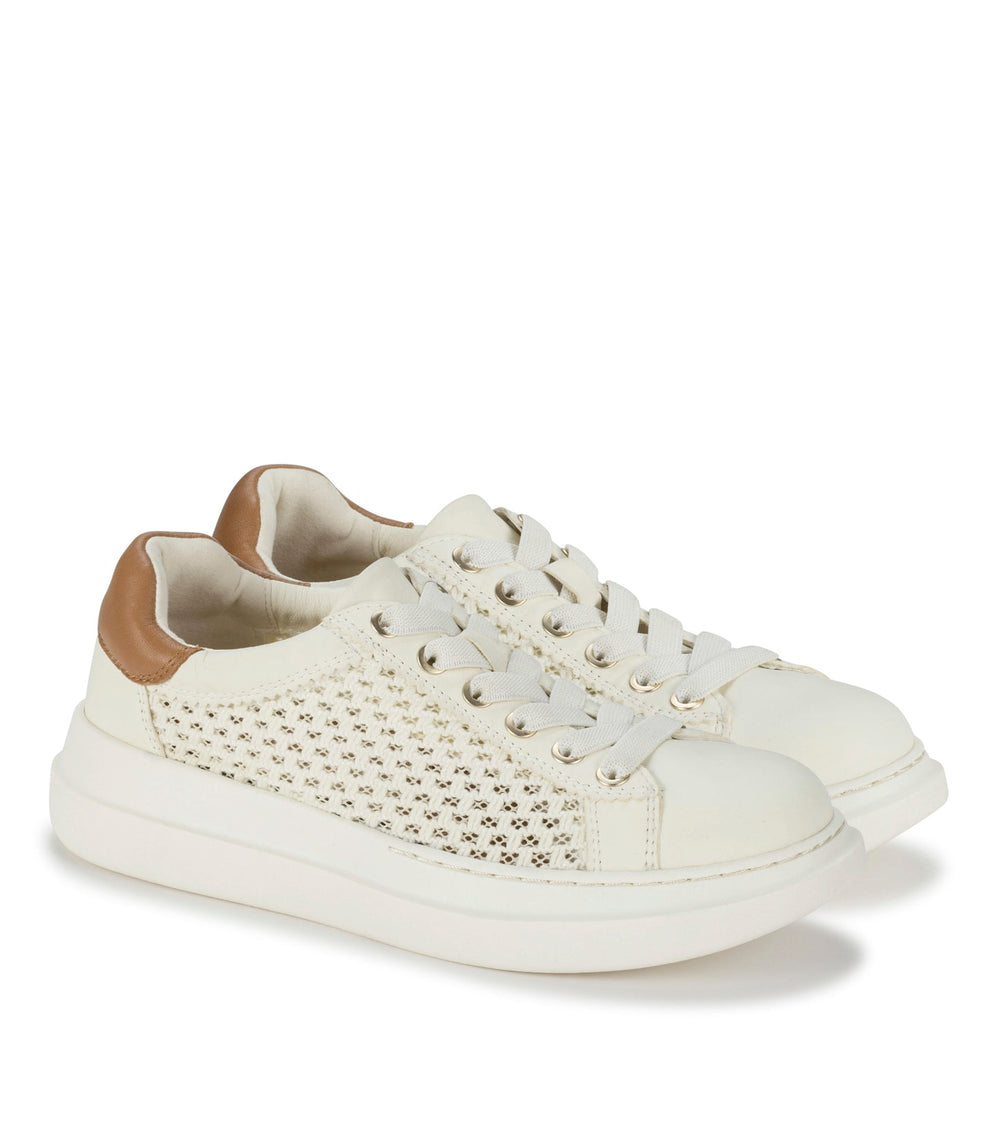 Baretraps Tiara Sneaker Off White Leather
