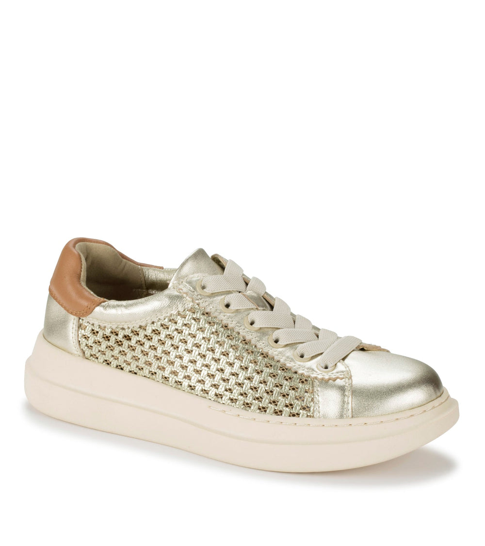 Baretraps Tiara Sneaker Champagne Leather
