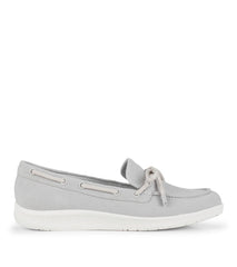 Baretraps Venia Boat Shoe Light Steel
