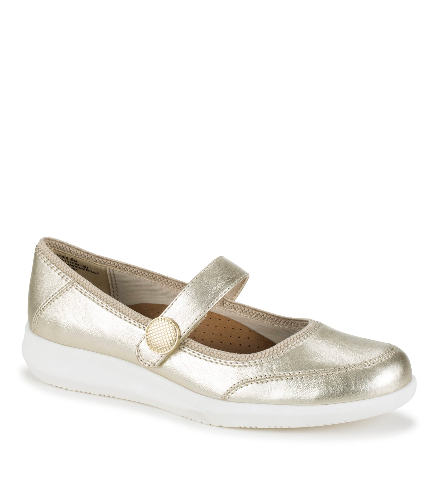 Baretraps Joesie Mary Jane Flat Champagne