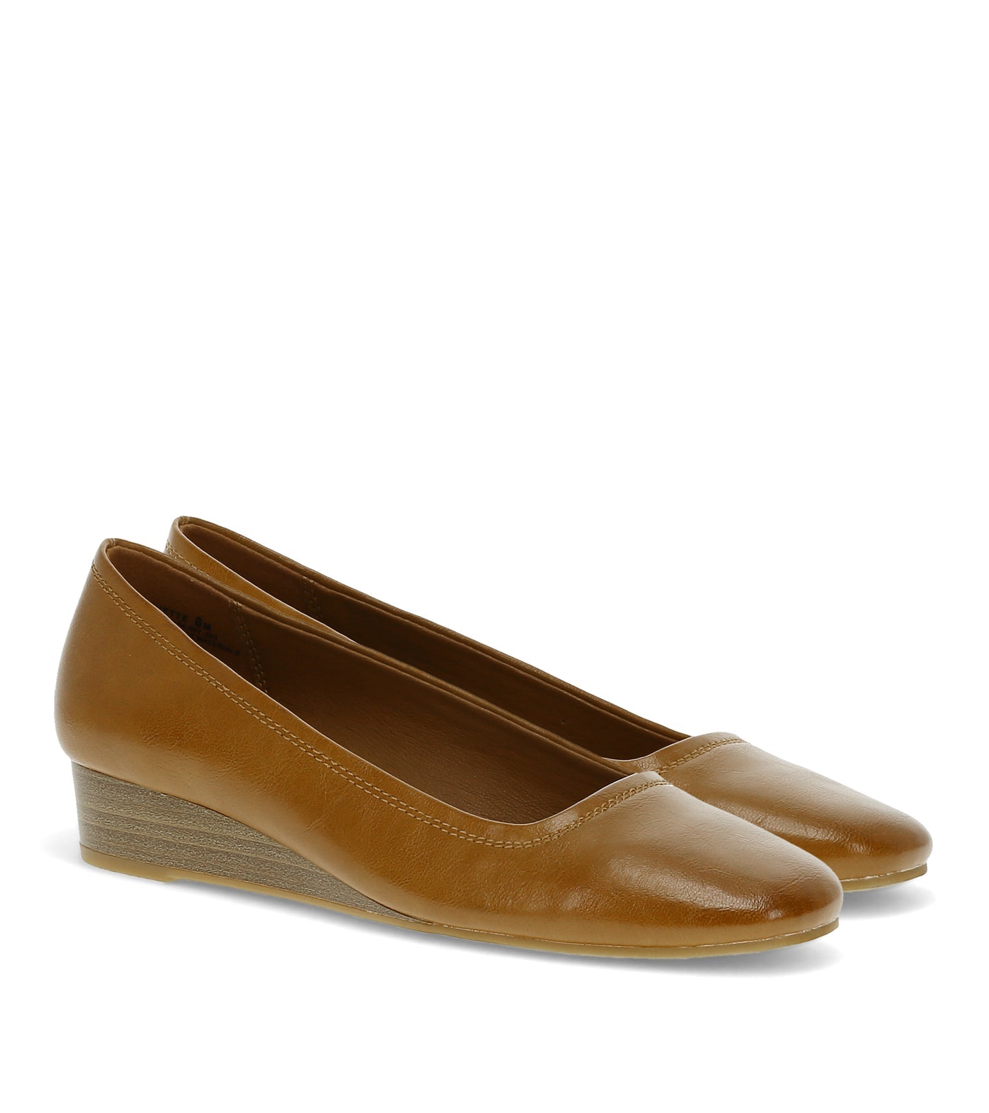 Baretraps Covette Wedge Slip On Dark Cognac