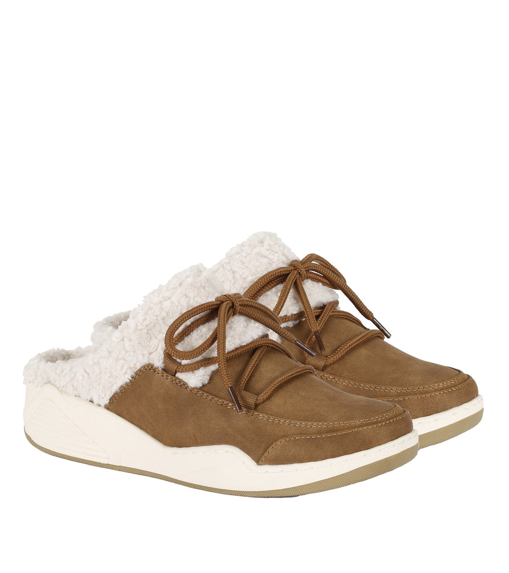 Baretraps Landon Clog Slipper Whiskey