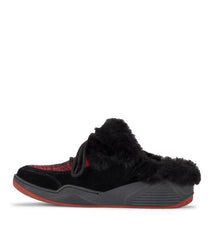Baretraps Landon Clog Slipper Black/Red