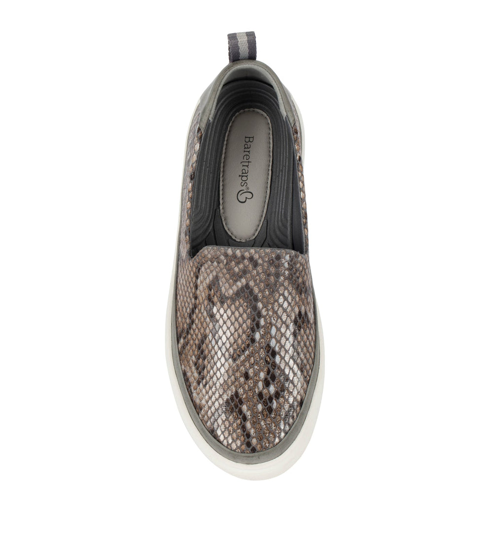 Baretraps Nevin Slip On Sneaker Slate Snake