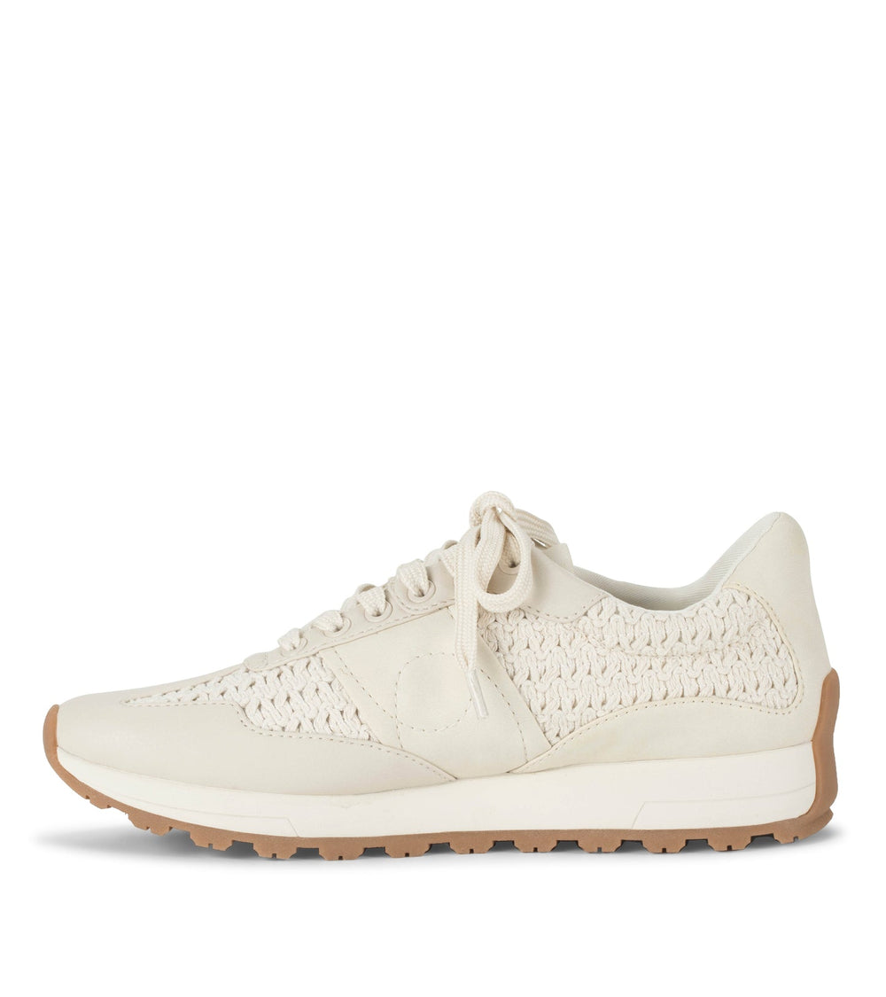 Baretraps Gwenda Lace Up Sneaker Natural Multi