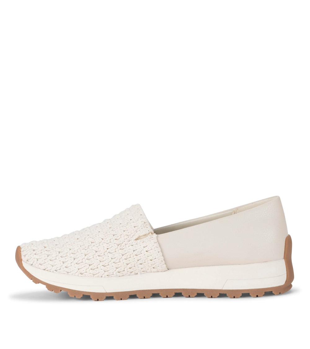 Baretraps Gennie Slip On Natural Crochet