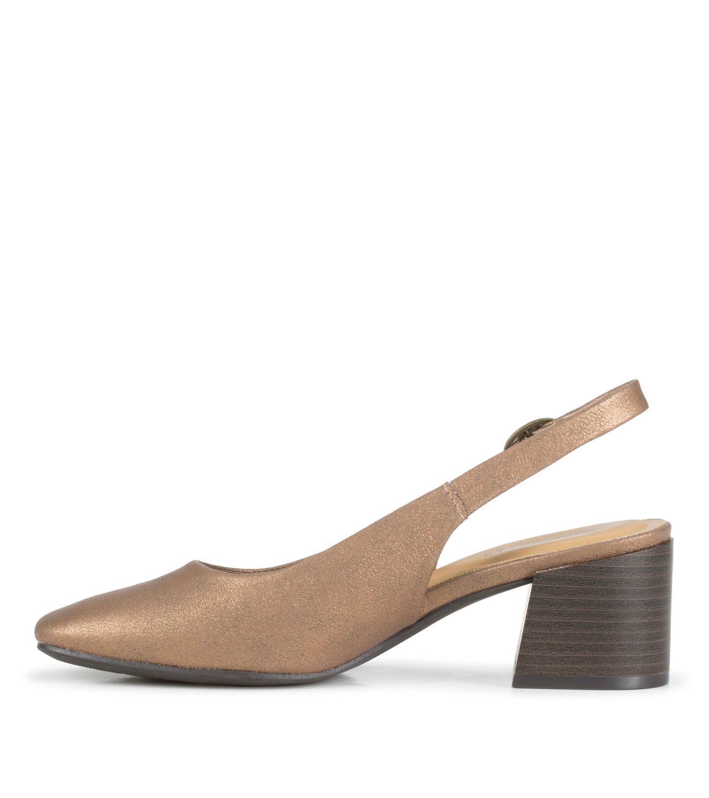 Baretraps Ester Block Heel Slingback Pump Bronze