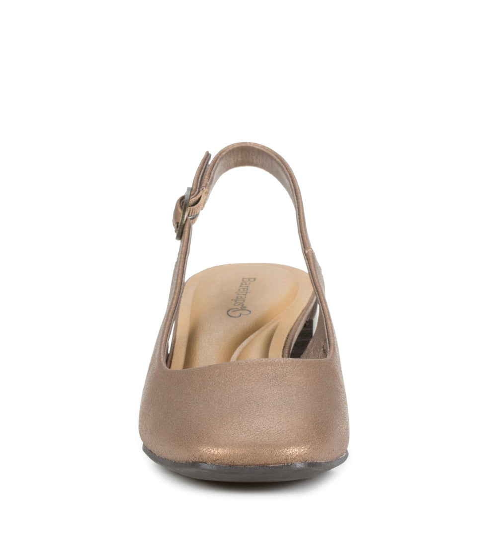 Baretraps Ester Block Heel Slingback Pump Bronze