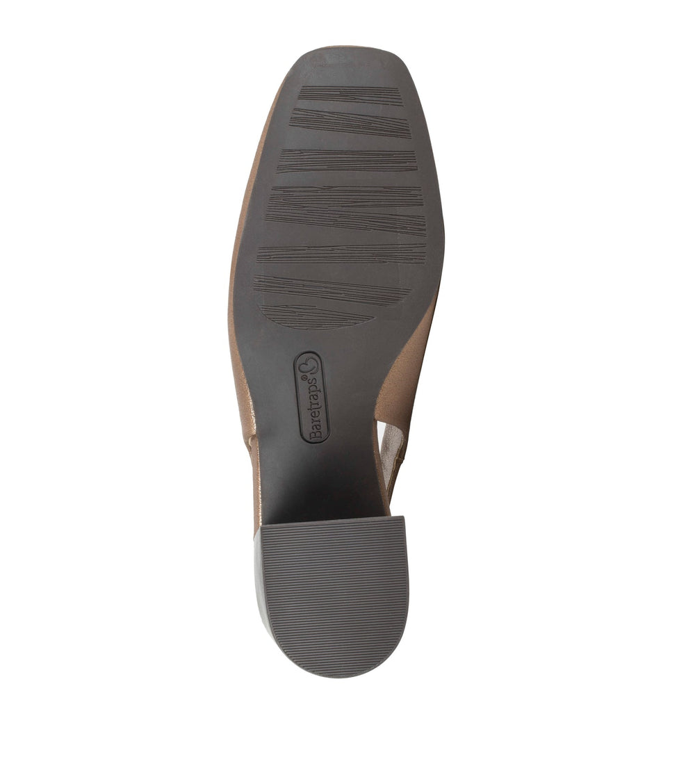 Baretraps Ester Block Heel Slingback Pump Bronze