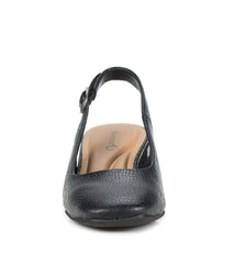 Baretraps Ester Block Heel Slingback Pump Black Croco