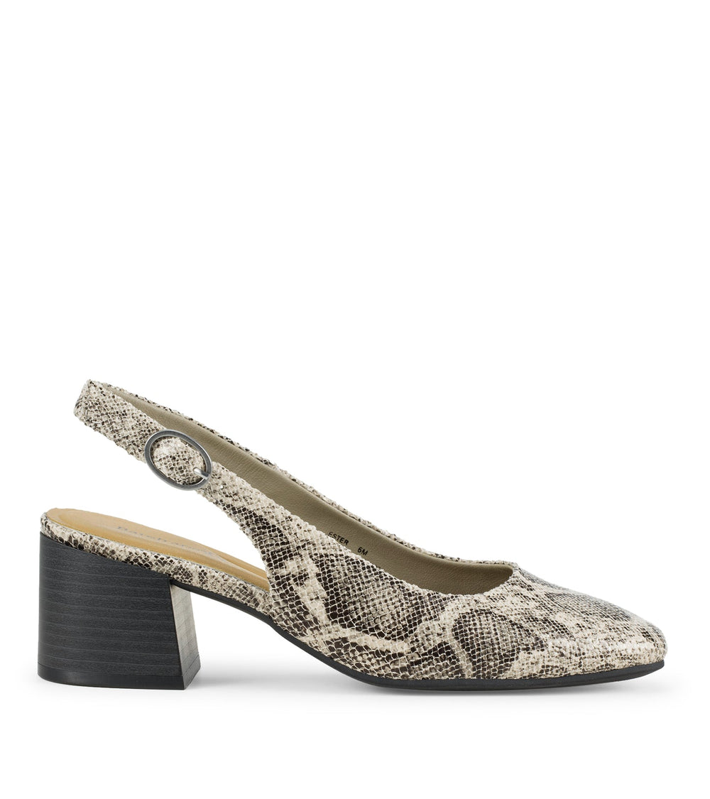Baretraps Ester Block Heel Slingback Pump Taupe
