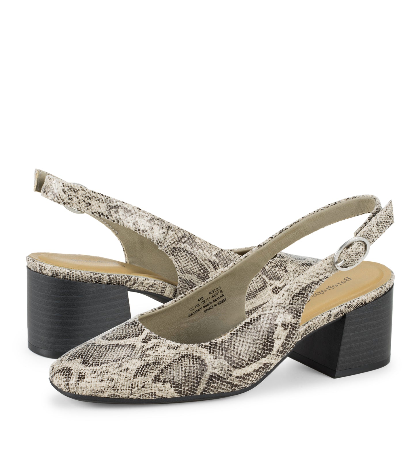Baretraps Ester Block Heel Slingback Pump Taupe