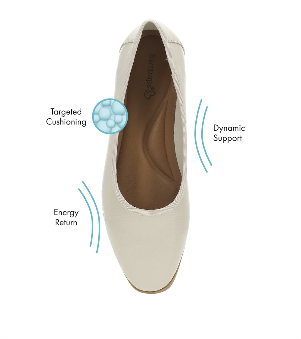 Baretraps Tania Casual Flat Ivory