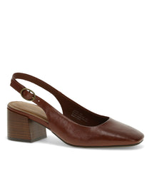 Baretraps Ester Block Heel Slingback Pump Mahogany