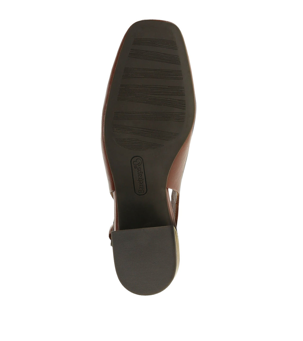Baretraps Ester Block Heel Slingback Pump Mahogany