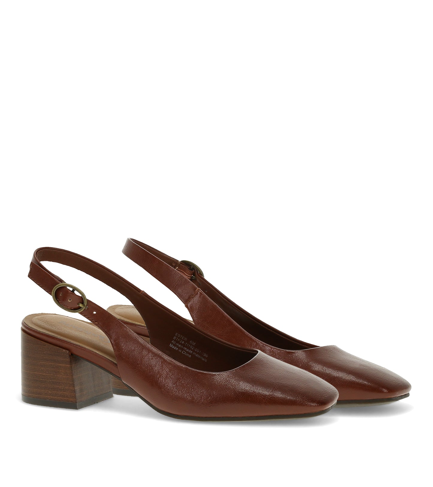 Baretraps Ester Block Heel Slingback Pump Mahogany