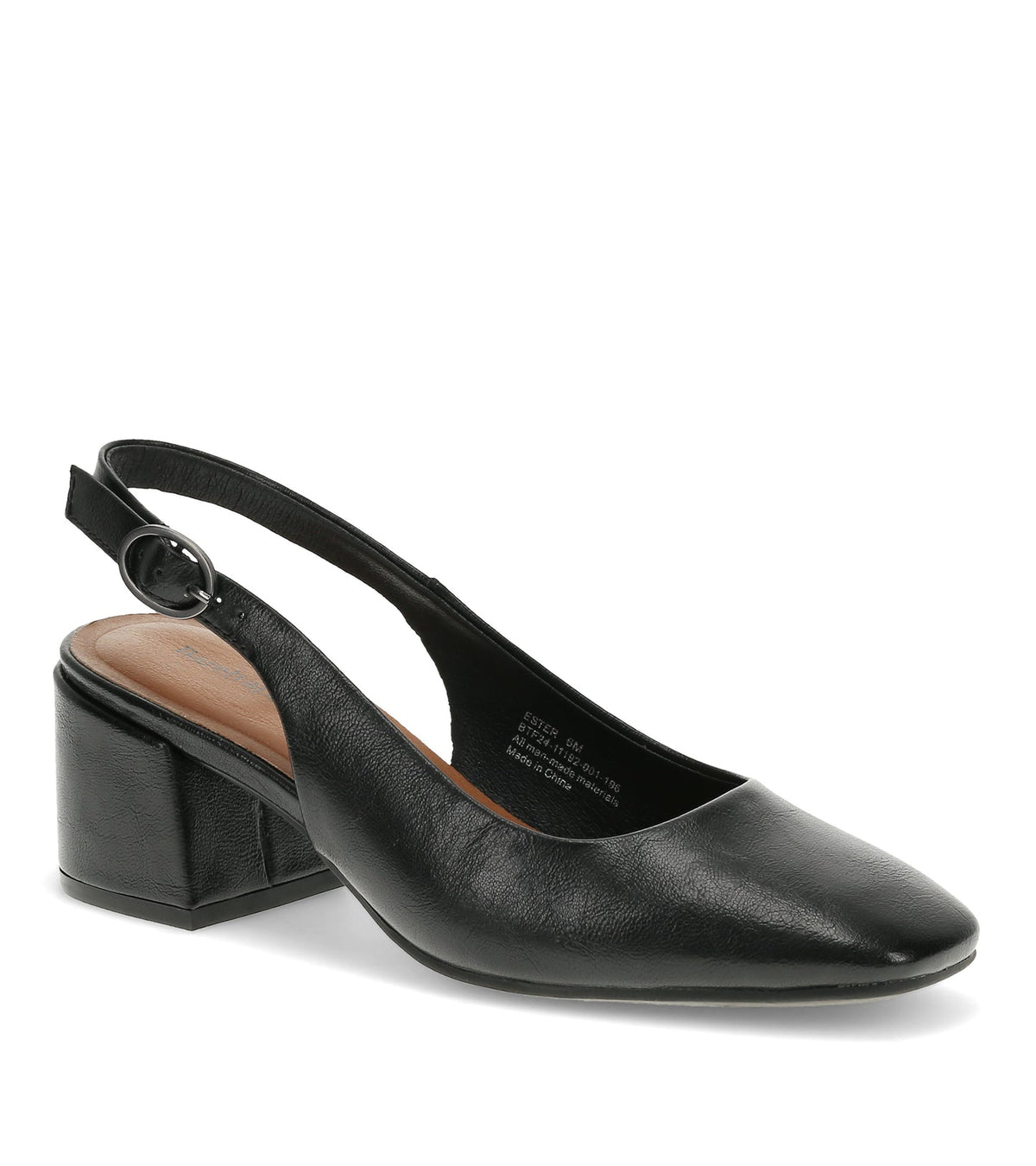 Baretraps Ester Block Heel Slingback Pump Black