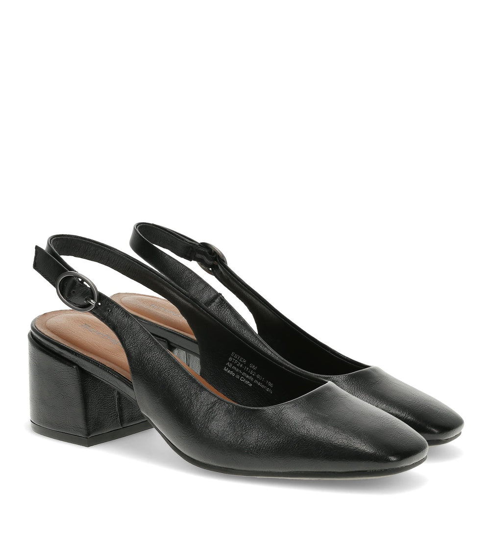 Baretraps Ester Block Heel Slingback Pump Black