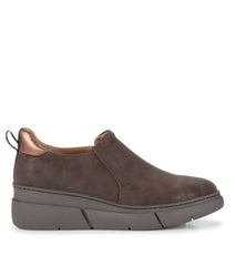 Baretraps Lizett Wedge Slip On Dark Brown