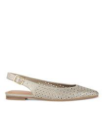 Baretraps Riva Slingback Flat Champagne