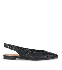 Baretraps Riva Slingback Flat Black