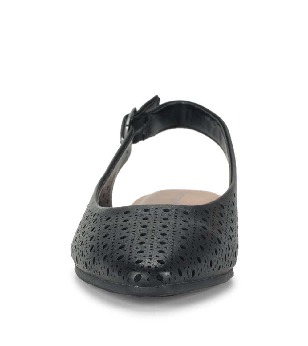 Baretraps Riva Slingback Flat Black