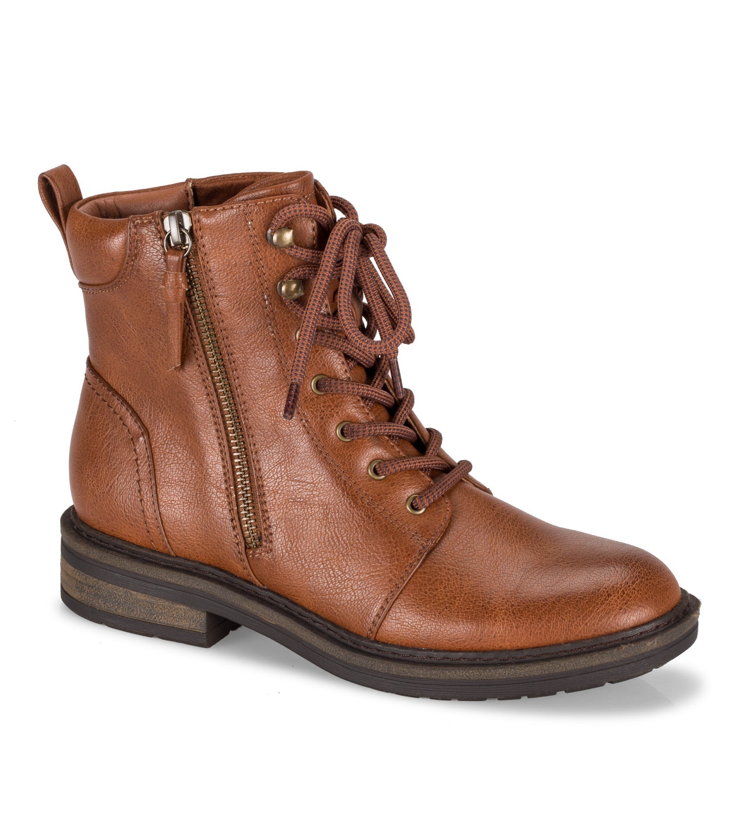Baretraps Amysue Lace Up Bootie Cognac