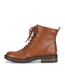 Baretraps Amysue Lace Up Bootie Cognac