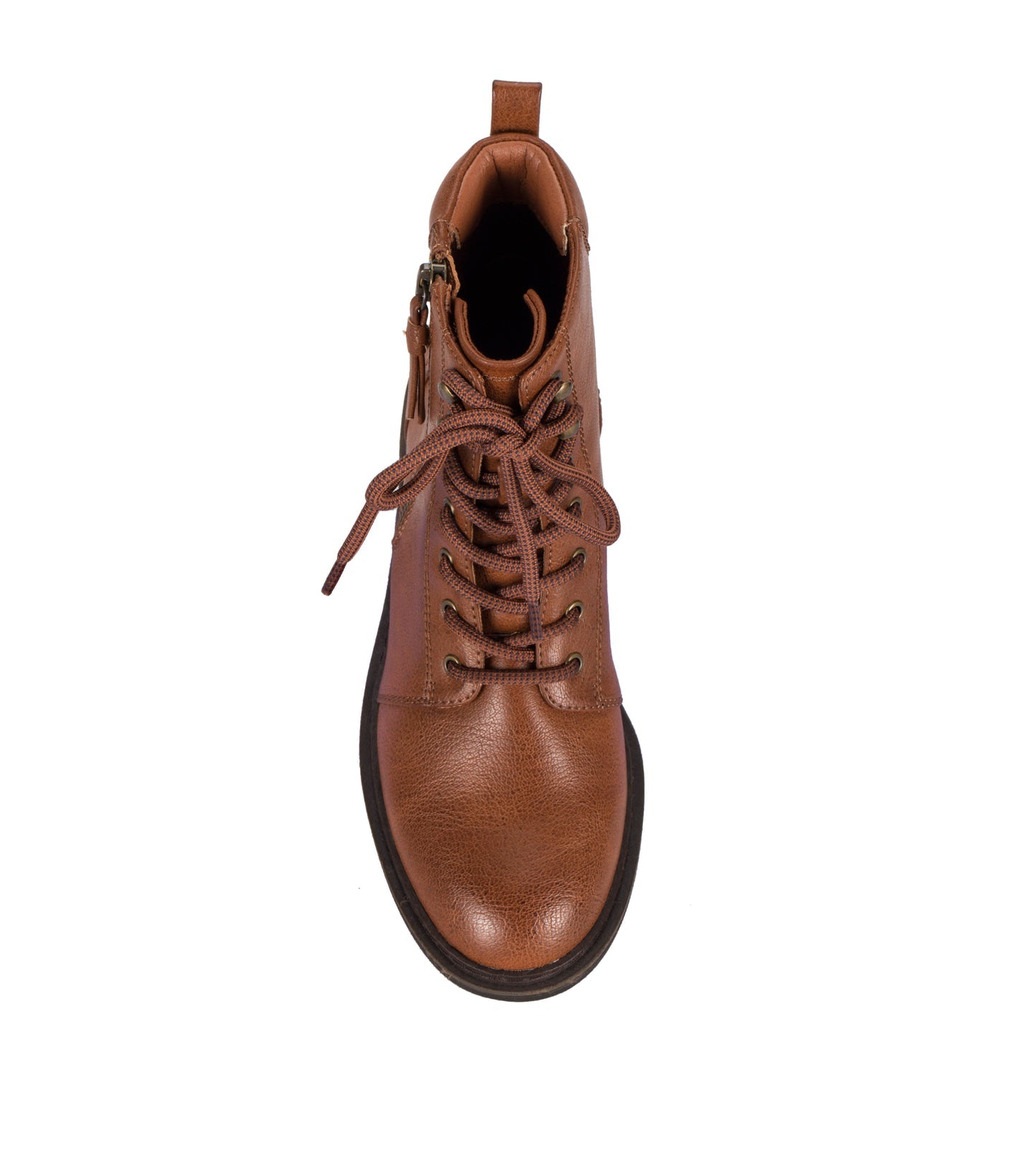 Baretraps Amysue Lace Up Bootie Cognac