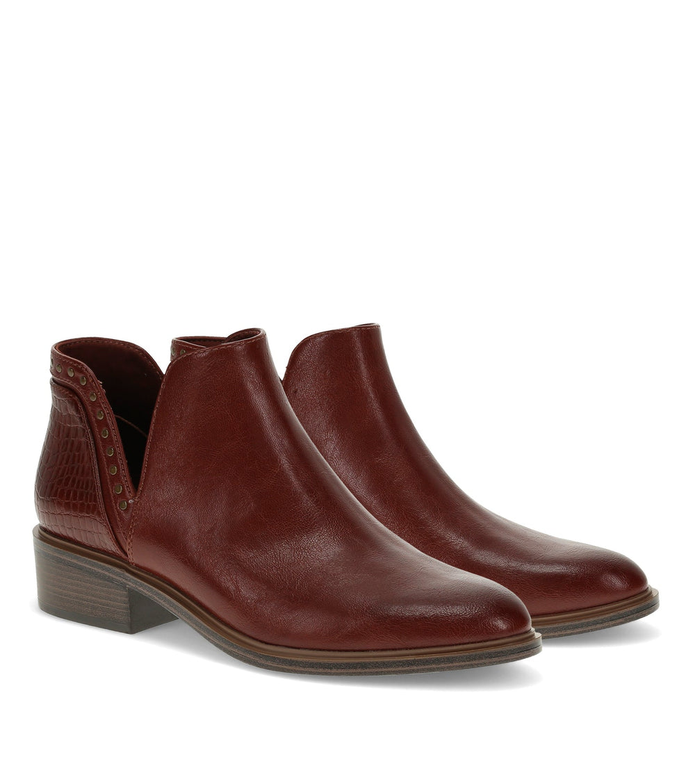 Baretraps Avril Ankle Bootie Mahogany