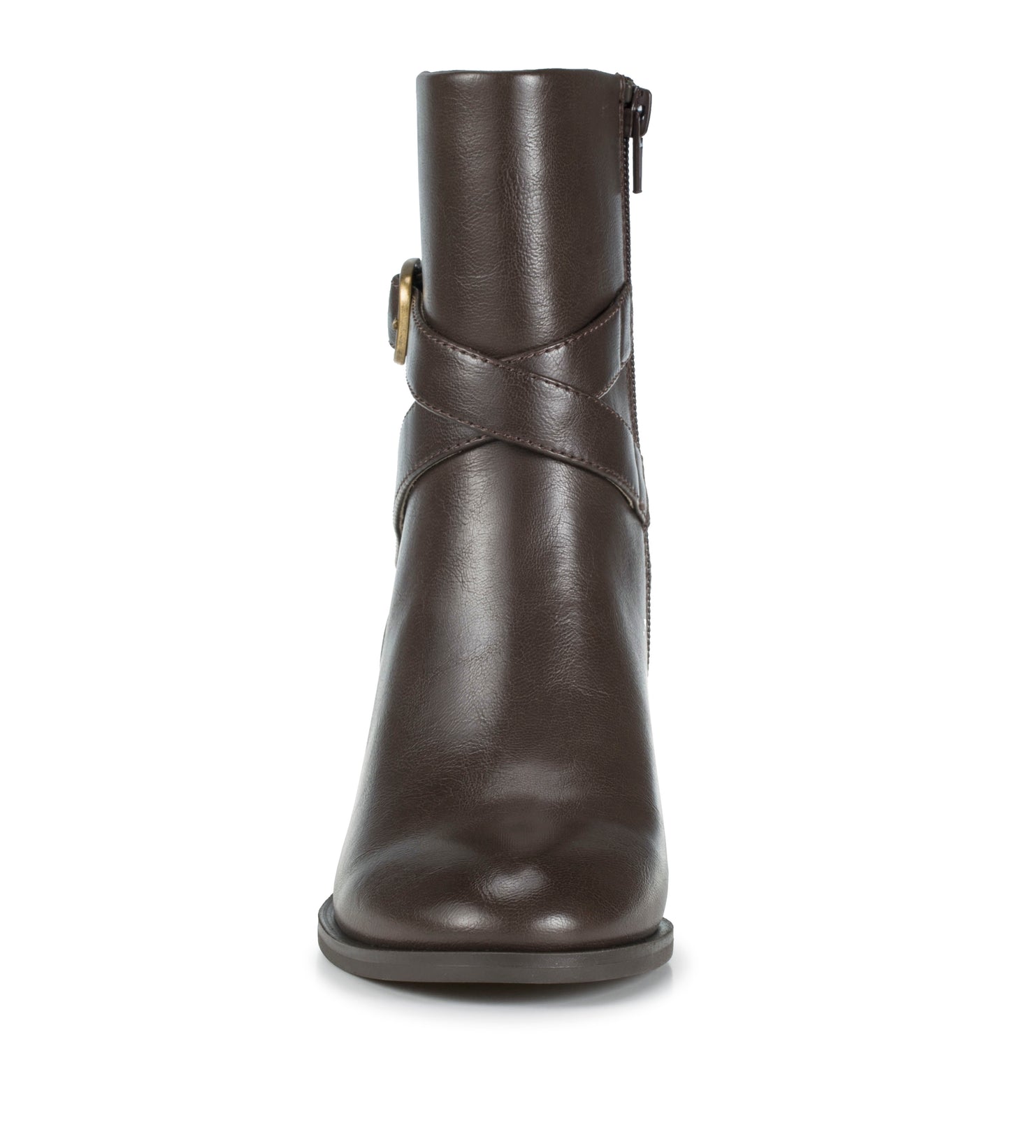 Baretraps Dorma Block Heel Midi Boot Dark Brown