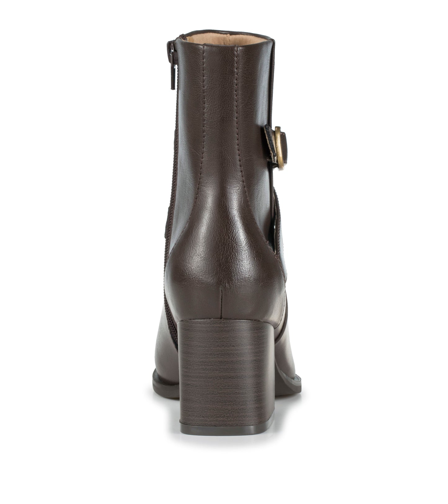 Baretraps Dorma Block Heel Midi Boot Dark Brown
