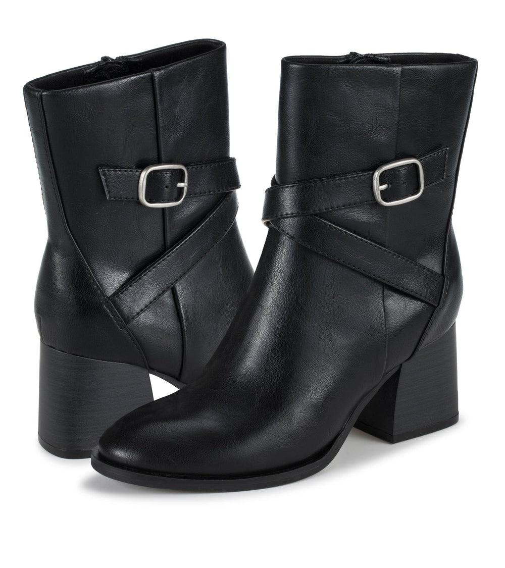 Baretraps Dorma Block Heel Midi Boot Black