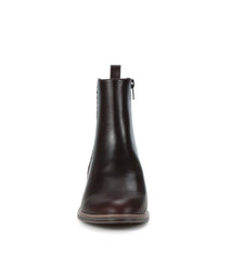 Baretraps Avana Block Heel Bootie Dark Brown