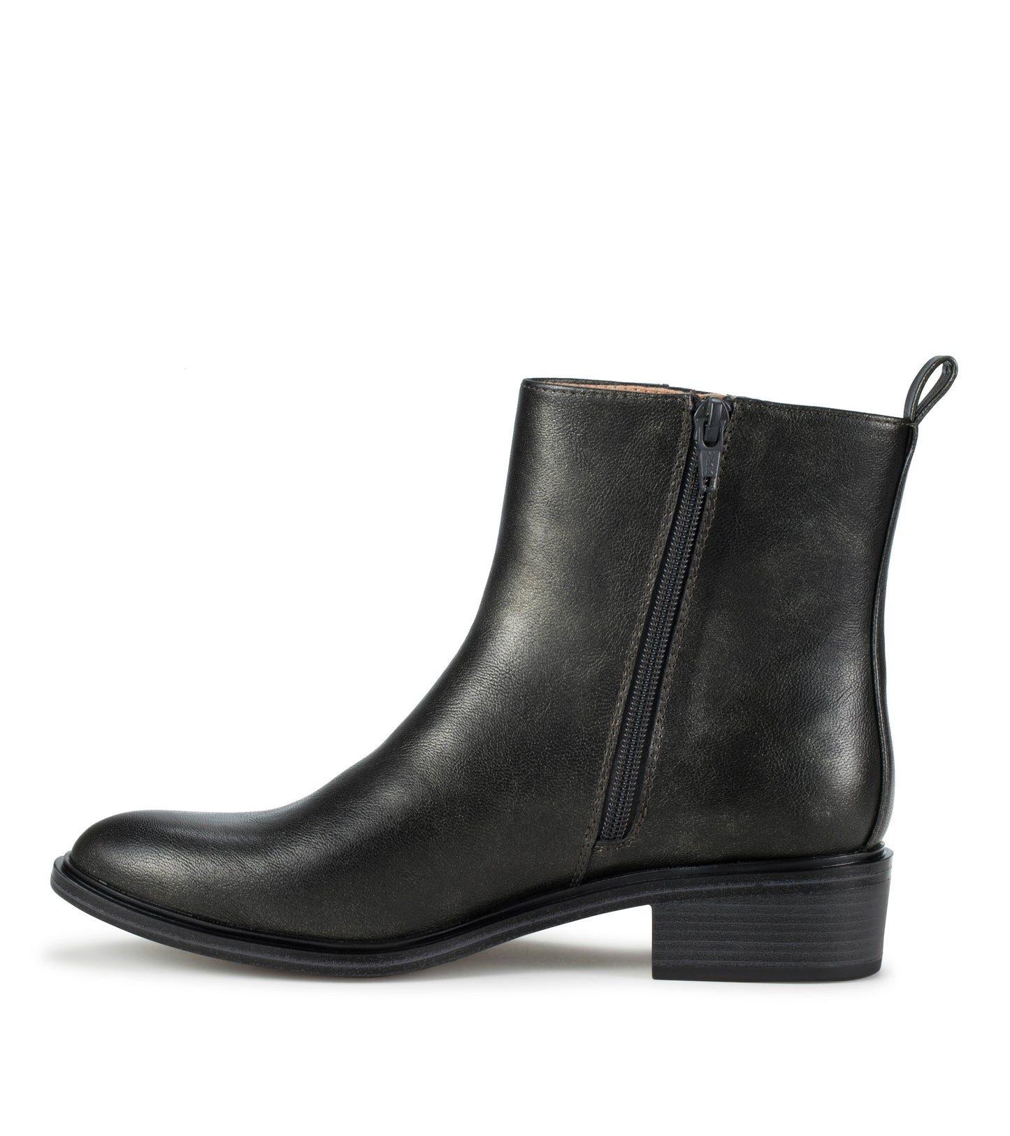 Baretraps Avana Block Heel Bootie Pewter