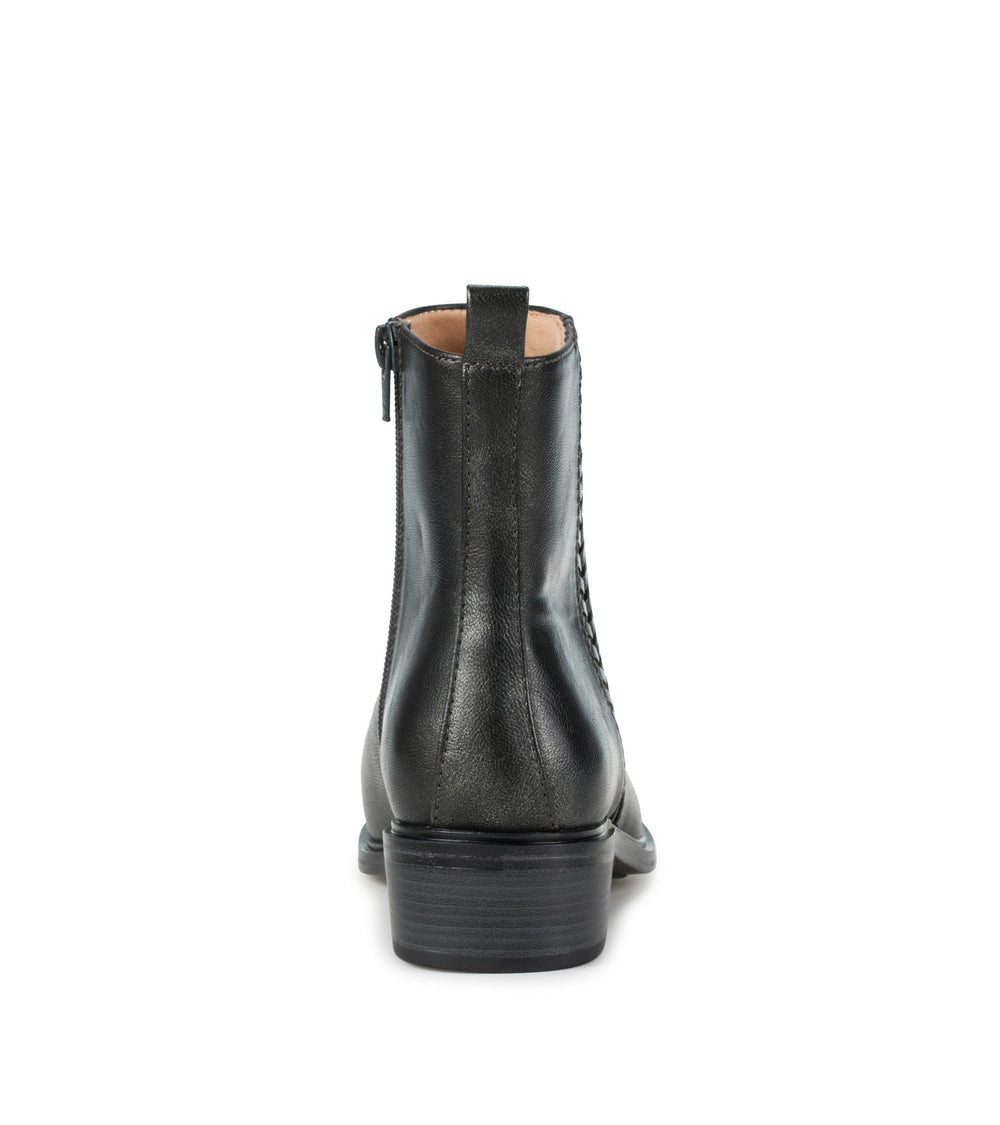 Baretraps Avana Block Heel Bootie Pewter