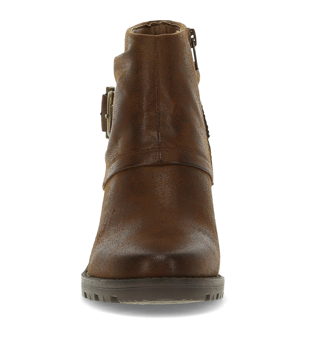 Baretraps Deborah Block Heel Bootie Brush Brown