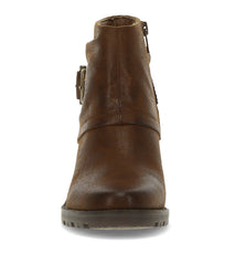 Baretraps Deborah Block Heel Bootie Brush Brown