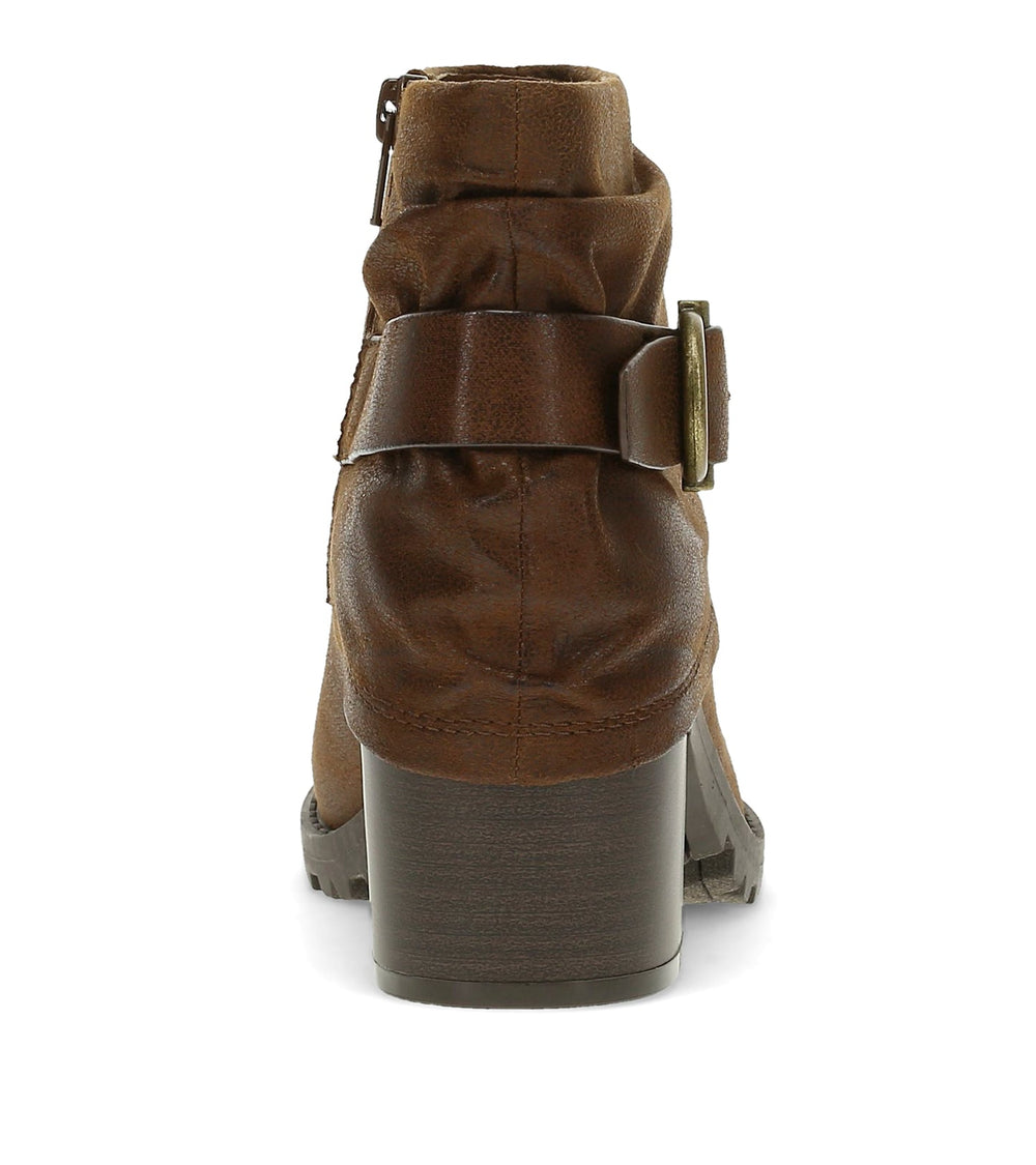 Baretraps Deborah Block Heel Bootie Brush Brown