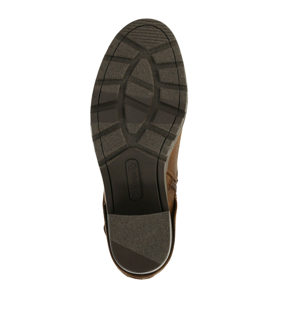 Baretraps Deborah Block Heel Bootie Brush Brown
