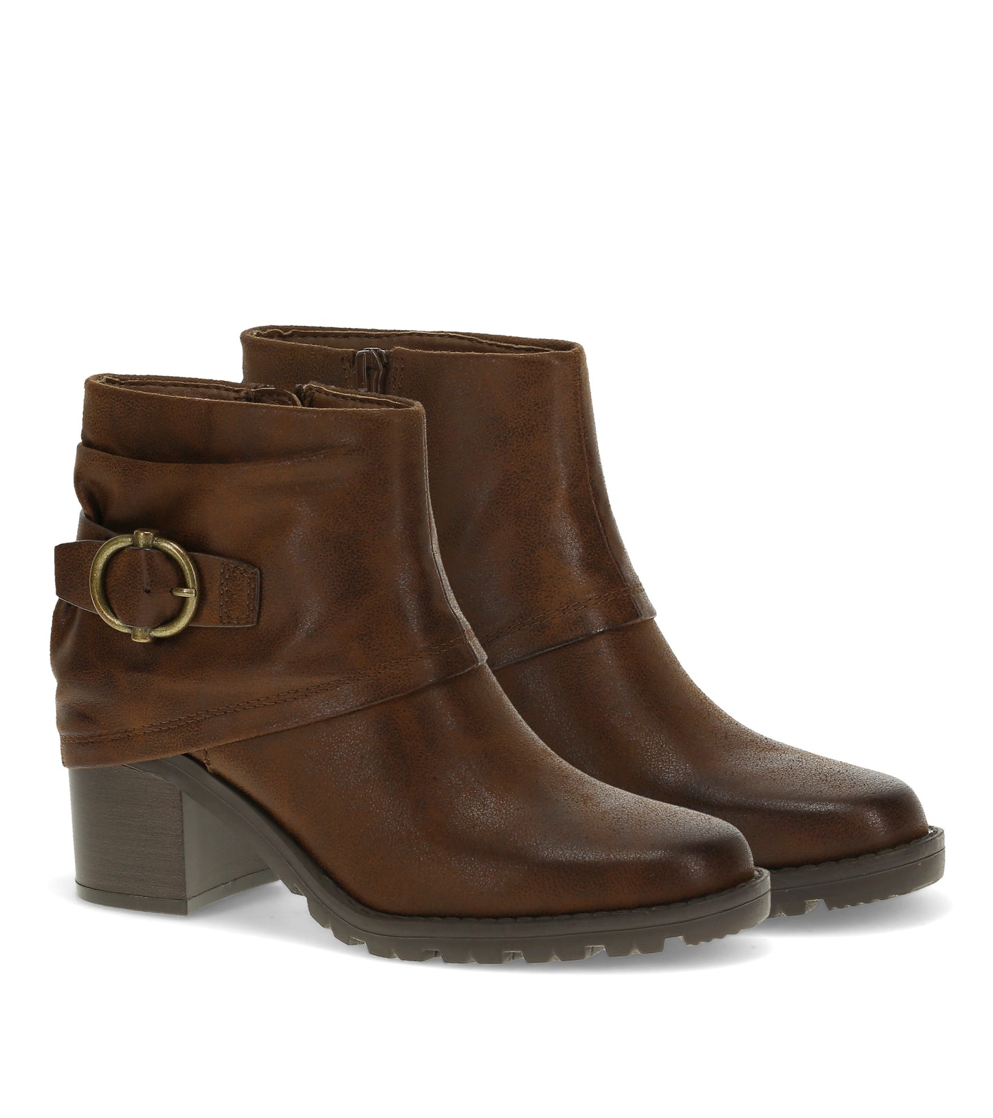 Baretraps Deborah Block Heel Bootie Brush Brown